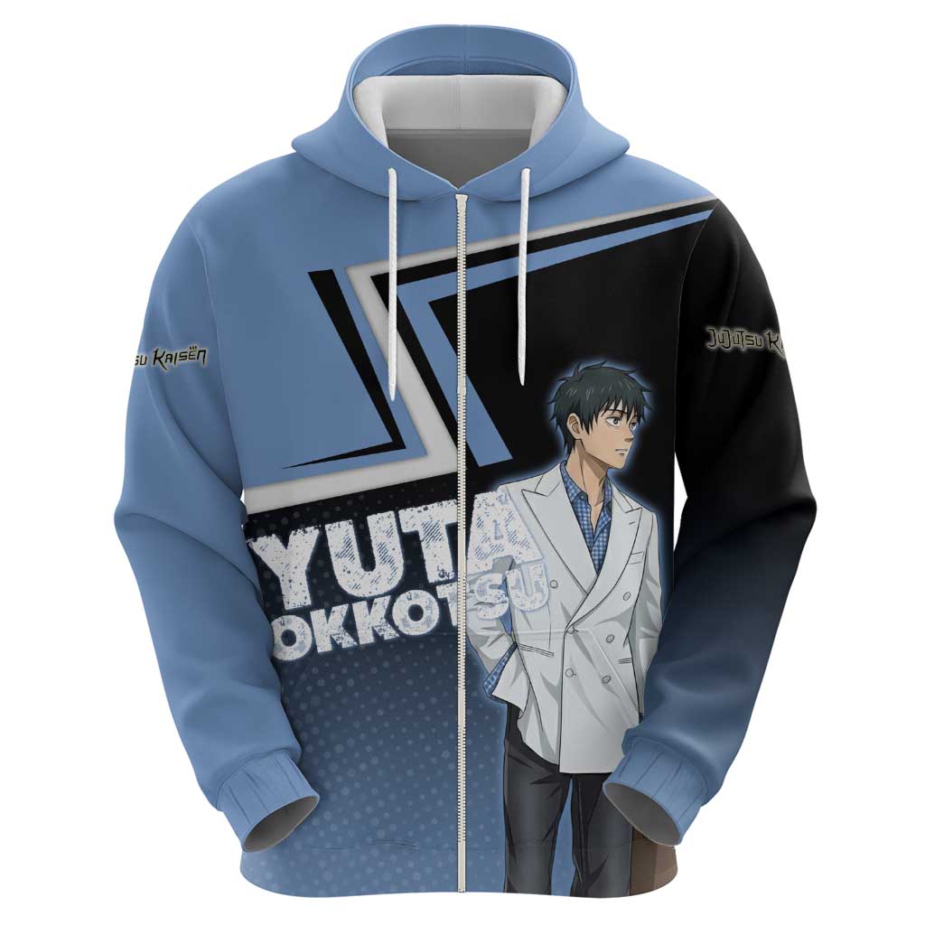 Yuta Okkotsu Zip Hoodie Jujutsu Kaisen Street Style Art