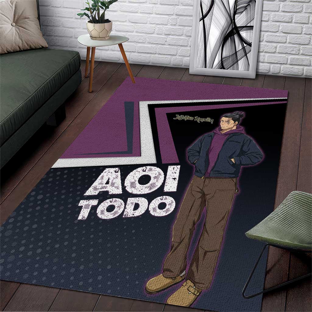 Aoi Todo Area Rug Jujutsu Kaisen Casual Urban Look