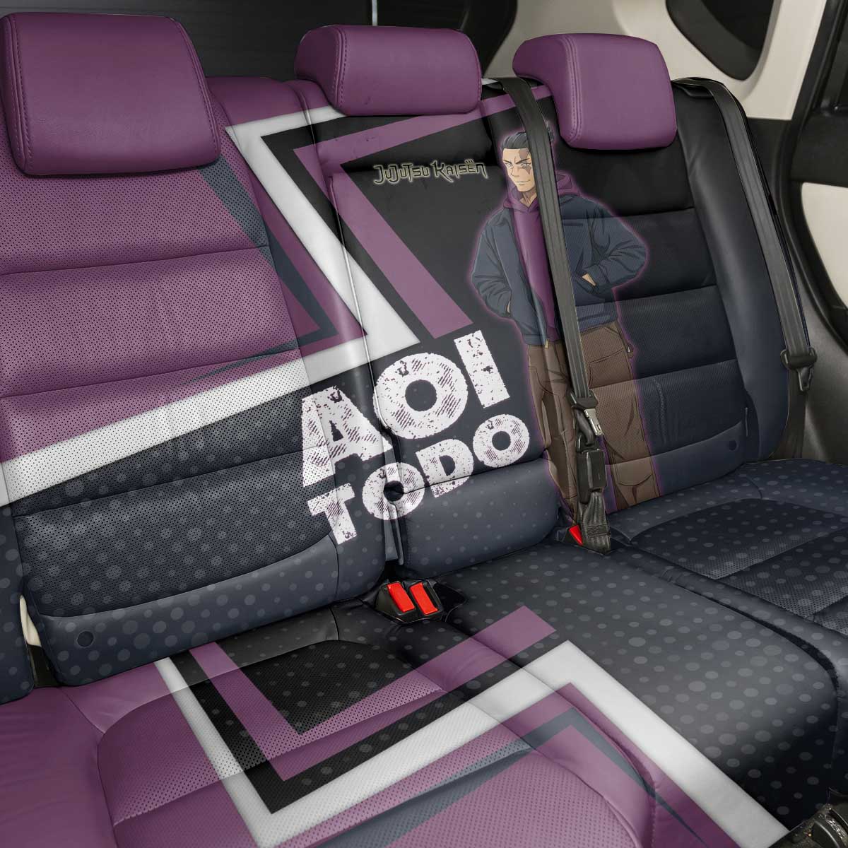 Aoi Todo Back Car Seat Cover Jujutsu Kaisen Casual Urban Look