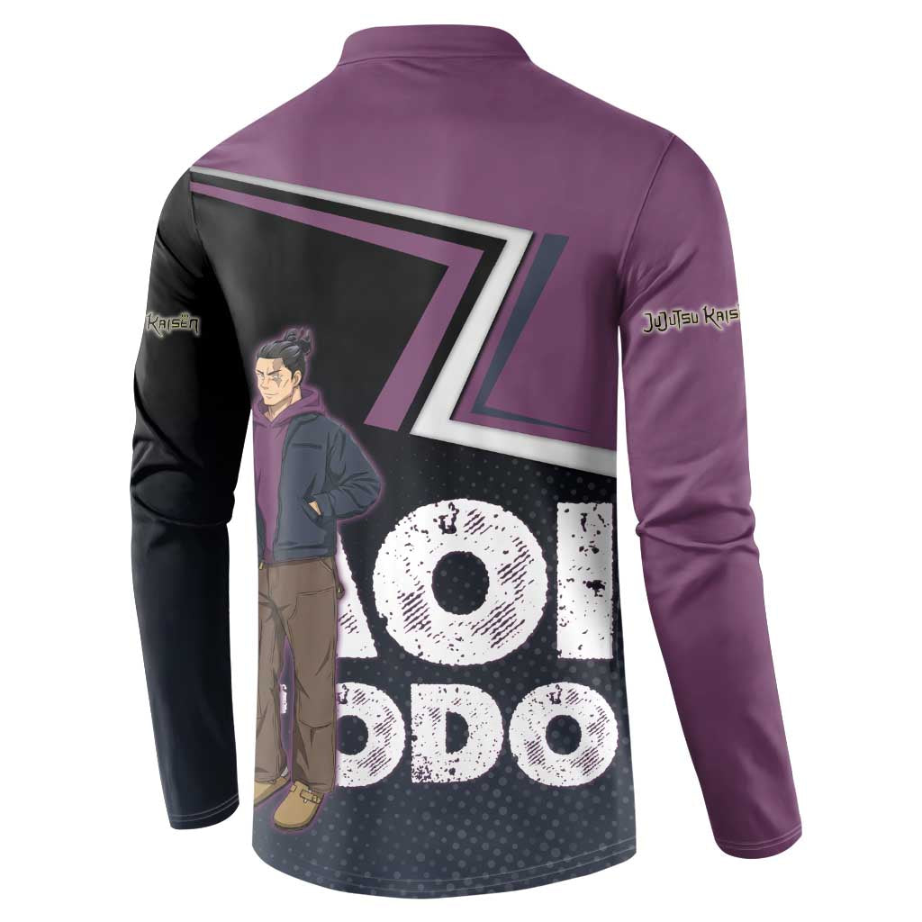 Aoi Todo Button Sweatshirt Jujutsu Kaisen Casual Urban Look