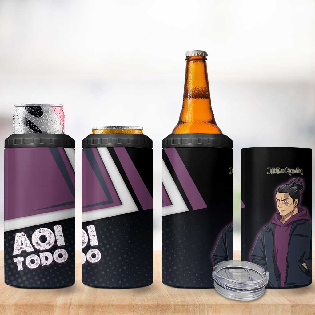 Aoi Todo 4 in 1 Can Cooler Tumbler Jujutsu Kaisen Casual Urban Look