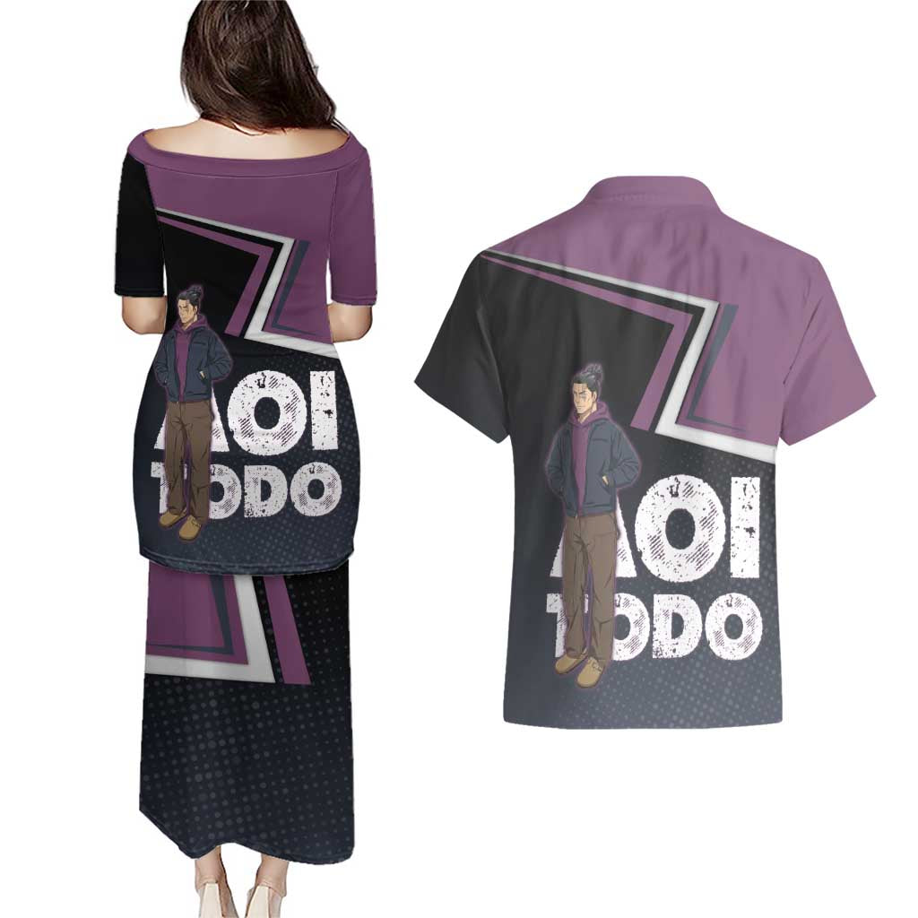 Aoi Todo Couples Matching Puletasi and Hawaiian Shirt Jujutsu Kaisen Casual Urban Look