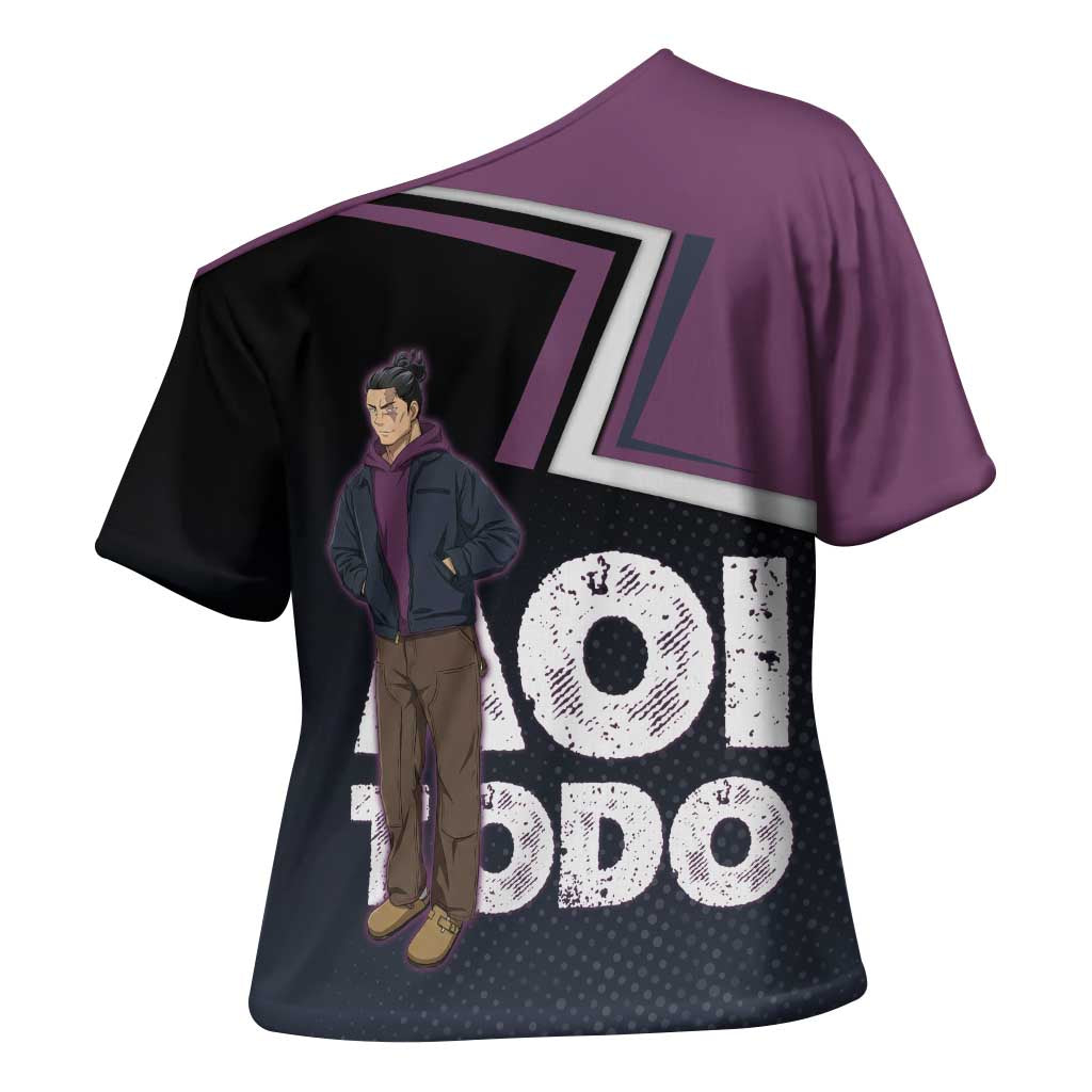 Aoi Todo Cross Shoulder Shirt Jujutsu Kaisen Casual Urban Look