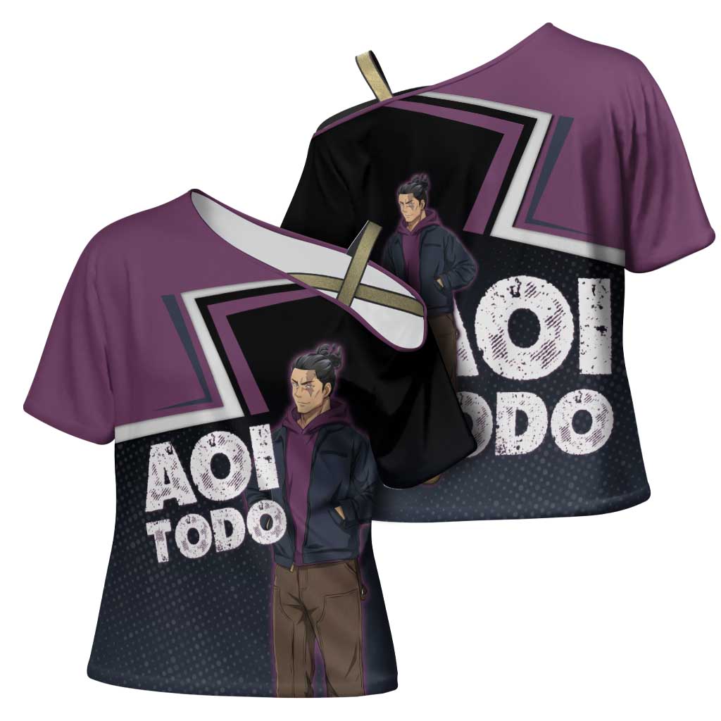 Aoi Todo Cross Shoulder Shirt Jujutsu Kaisen Casual Urban Look