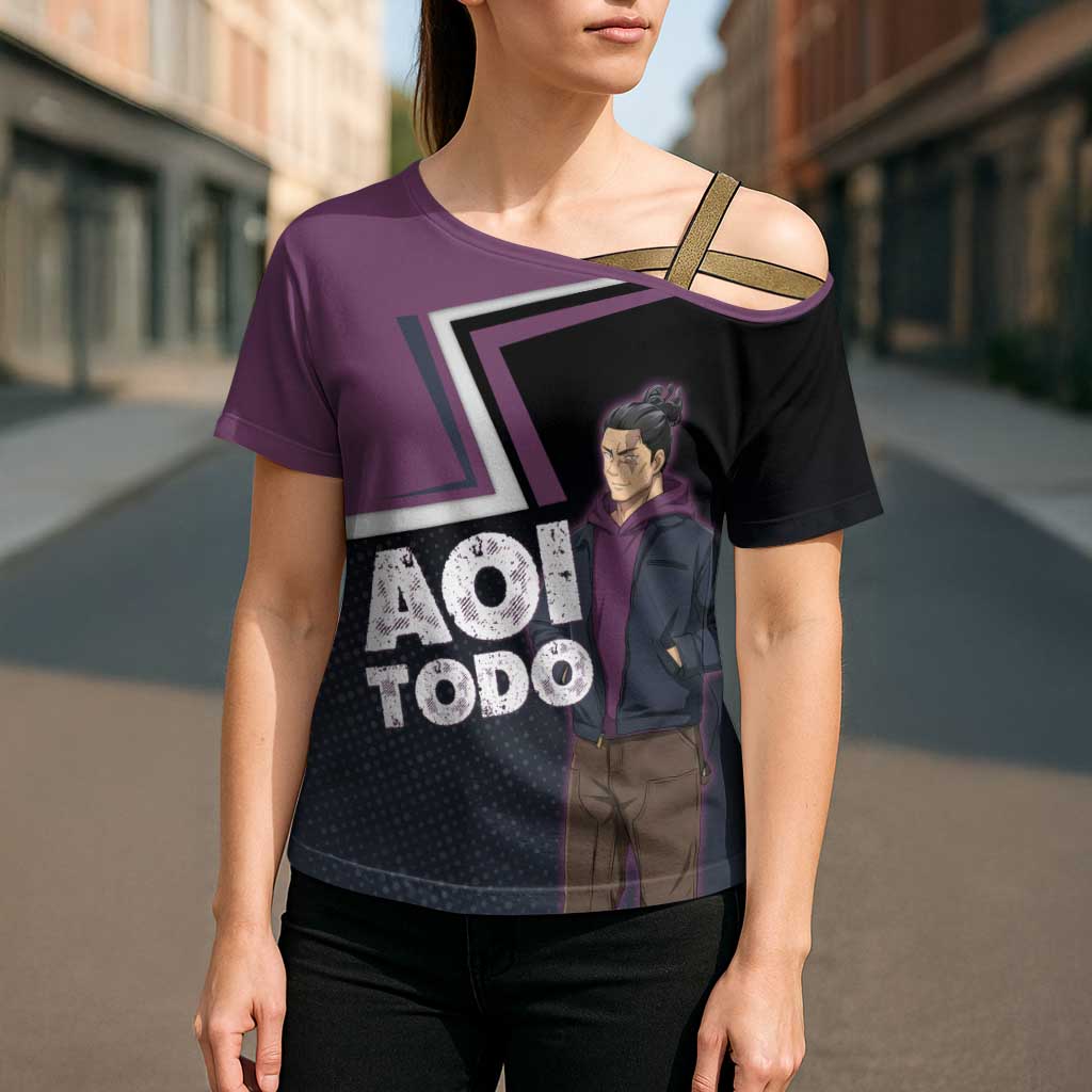 Aoi Todo Cross Shoulder Shirt Jujutsu Kaisen Casual Urban Look