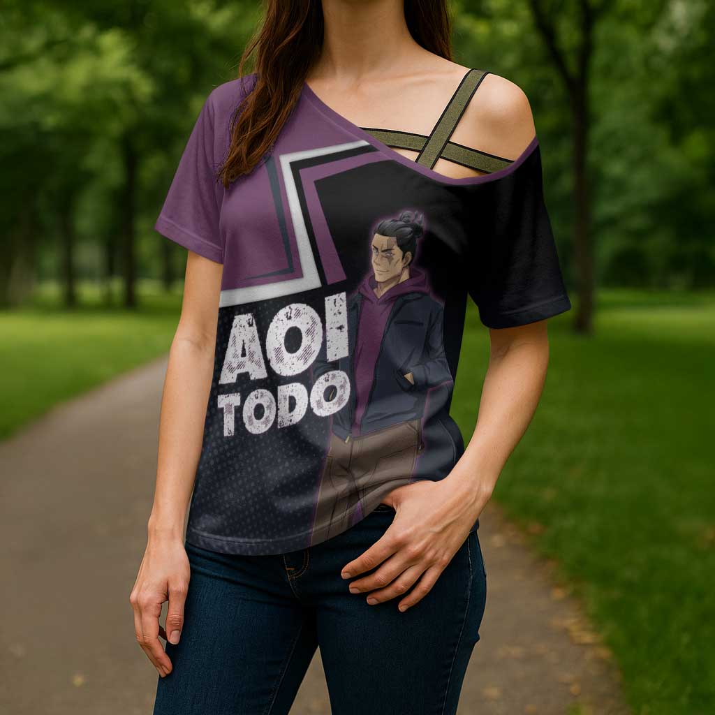 Aoi Todo Cross Shoulder Shirt Jujutsu Kaisen Casual Urban Look