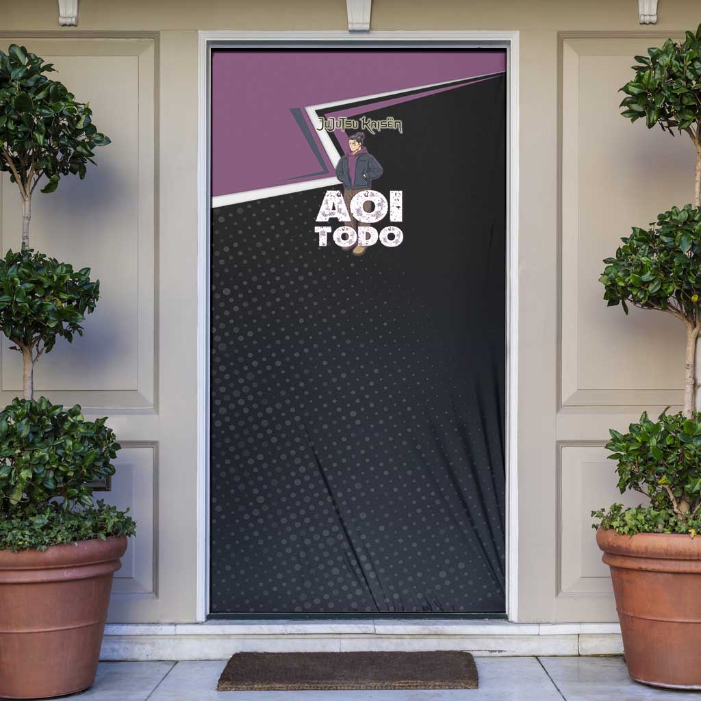 Aoi Todo Door Cover Jujutsu Kaisen Casual Urban Look