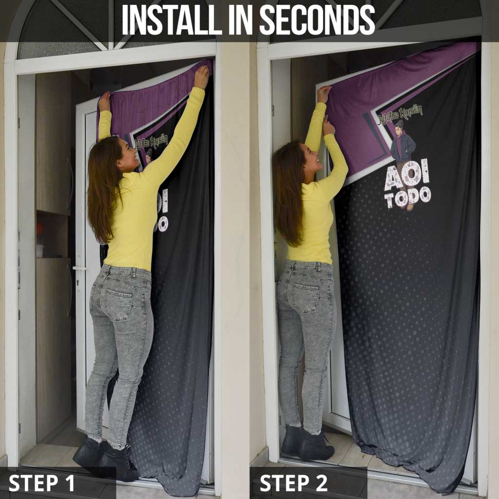 Aoi Todo Door Cover Jujutsu Kaisen Casual Urban Look