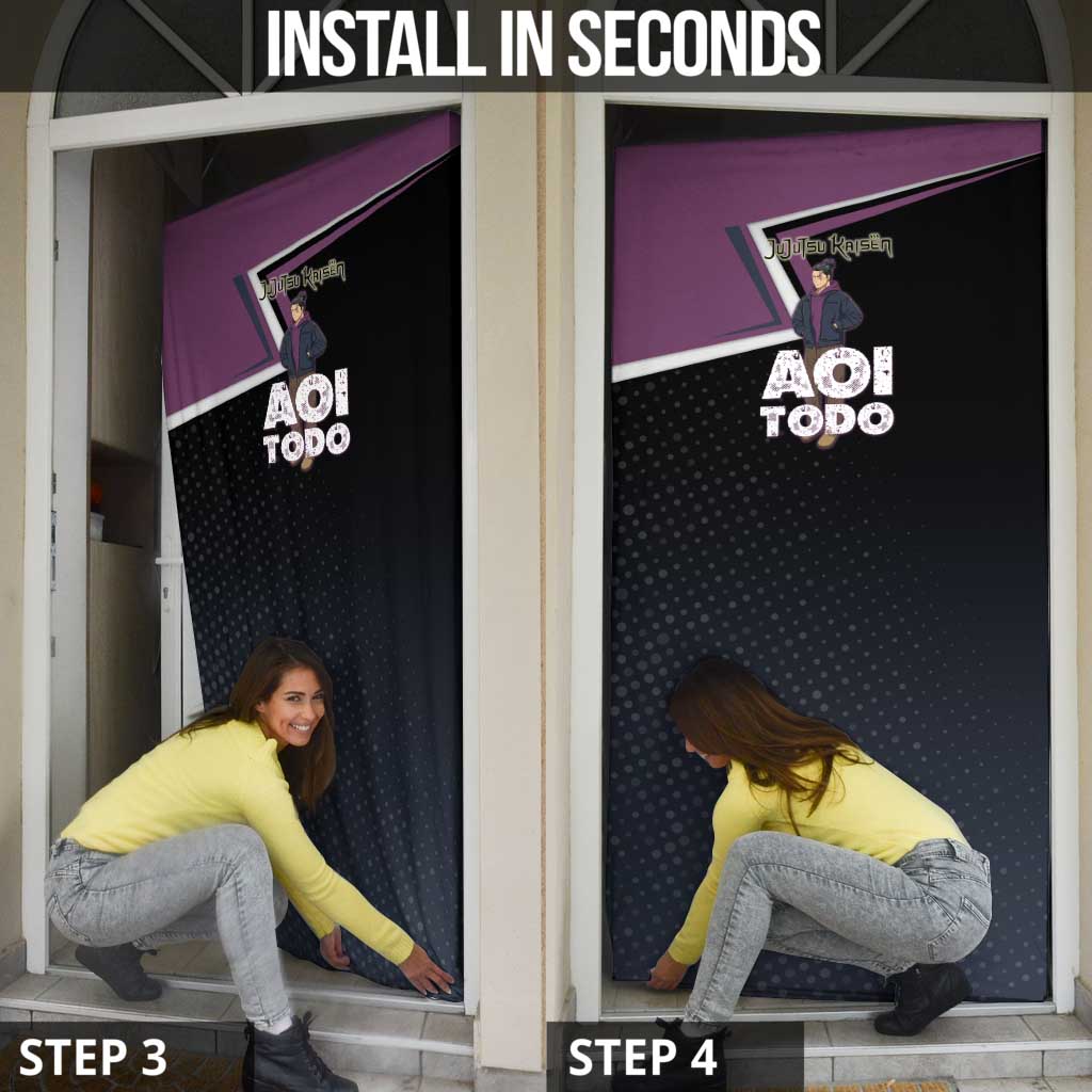 Aoi Todo Door Cover Jujutsu Kaisen Casual Urban Look