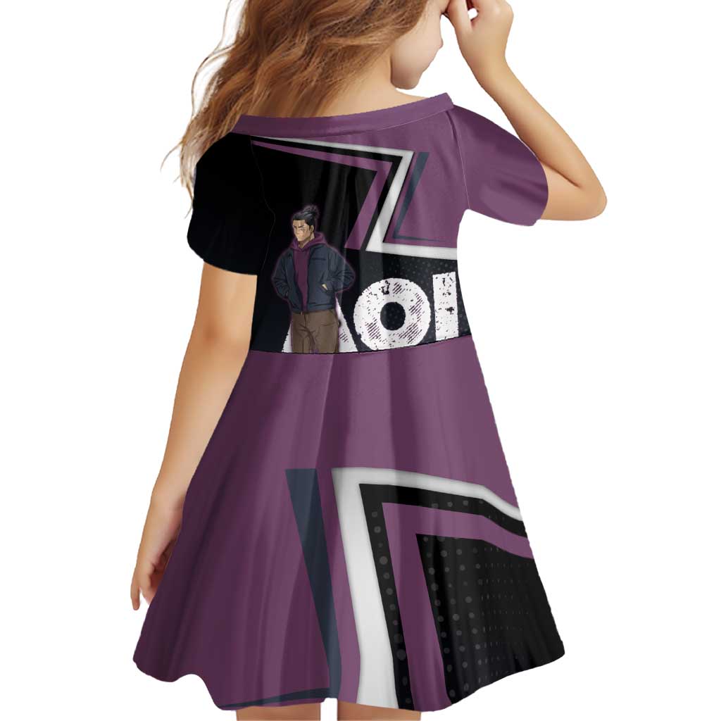Aoi Todo Family Matching Off The Shoulder Long Sleeve Dress and Hawaiian Shirt Jujutsu Kaisen Casual Urban Look