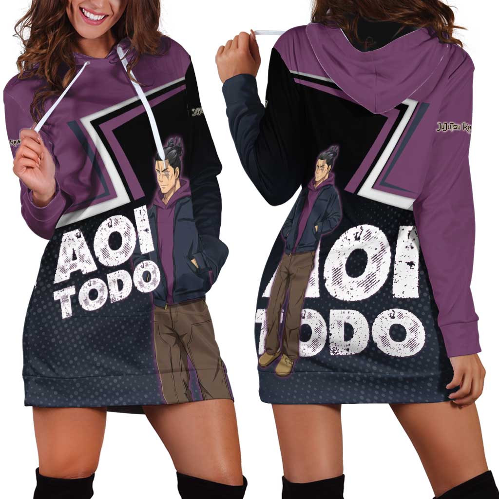 Aoi Todo Hoodie Dress Jujutsu Kaisen Casual Urban Look
