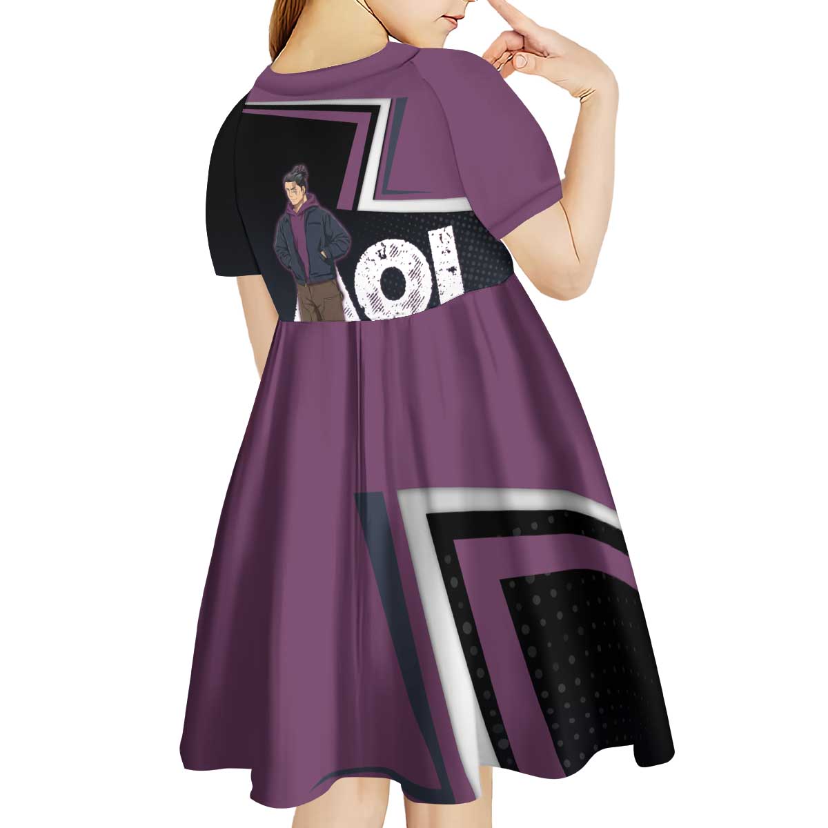 Aoi Todo Kid Short Sleeve Dress Jujutsu Kaisen Casual Urban Look
