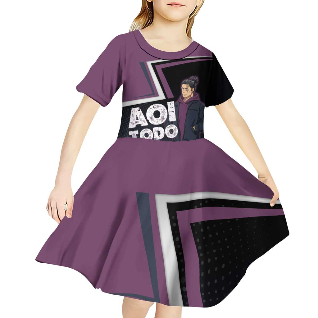 Aoi Todo Kid Short Sleeve Dress Jujutsu Kaisen Casual Urban Look