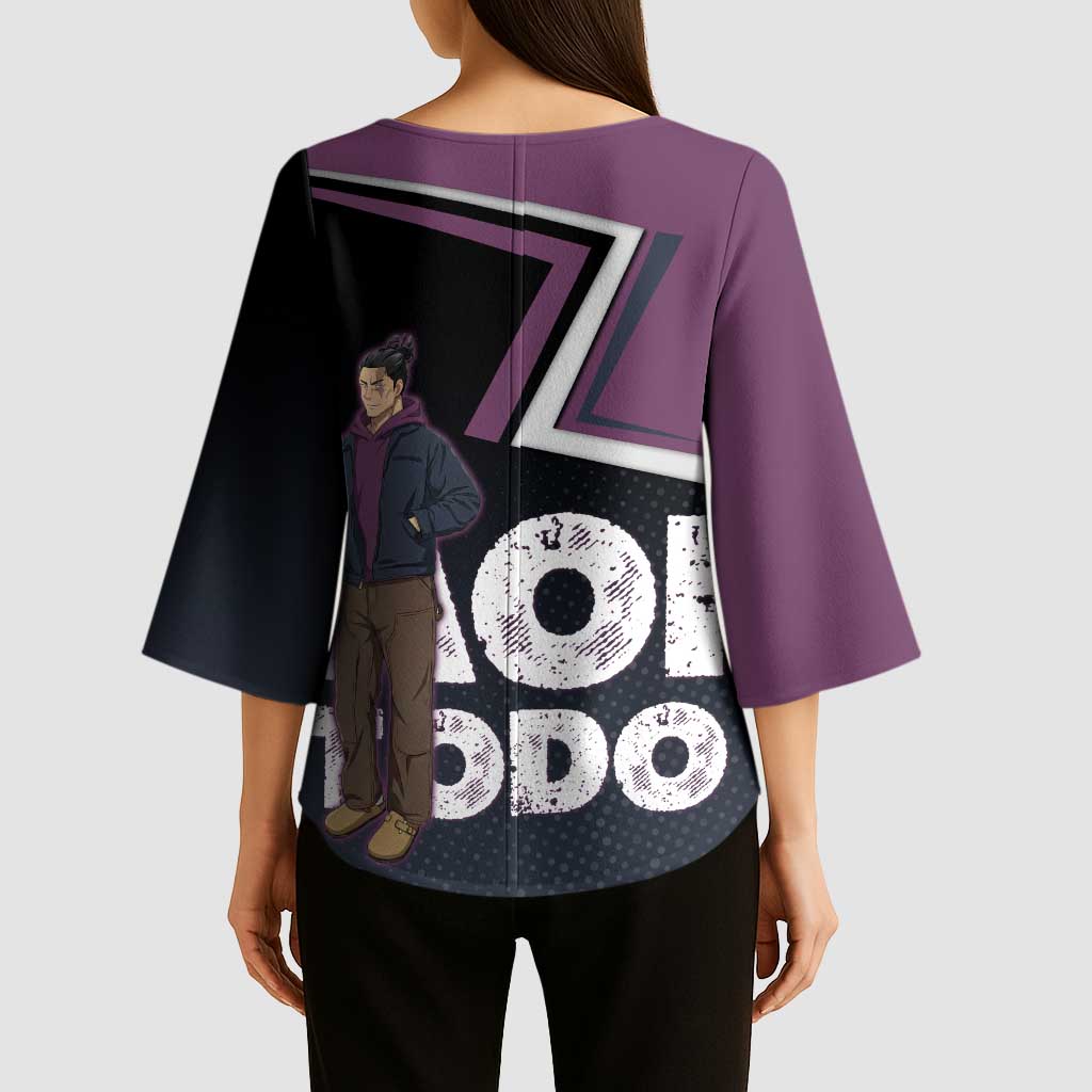 Aoi Todo Kimono Sleeve Blouse Jujutsu Kaisen Casual Urban Look