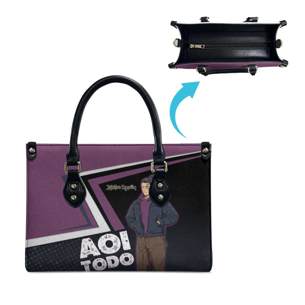Aoi Todo Leather Bag Jujutsu Kaisen Casual Urban Look