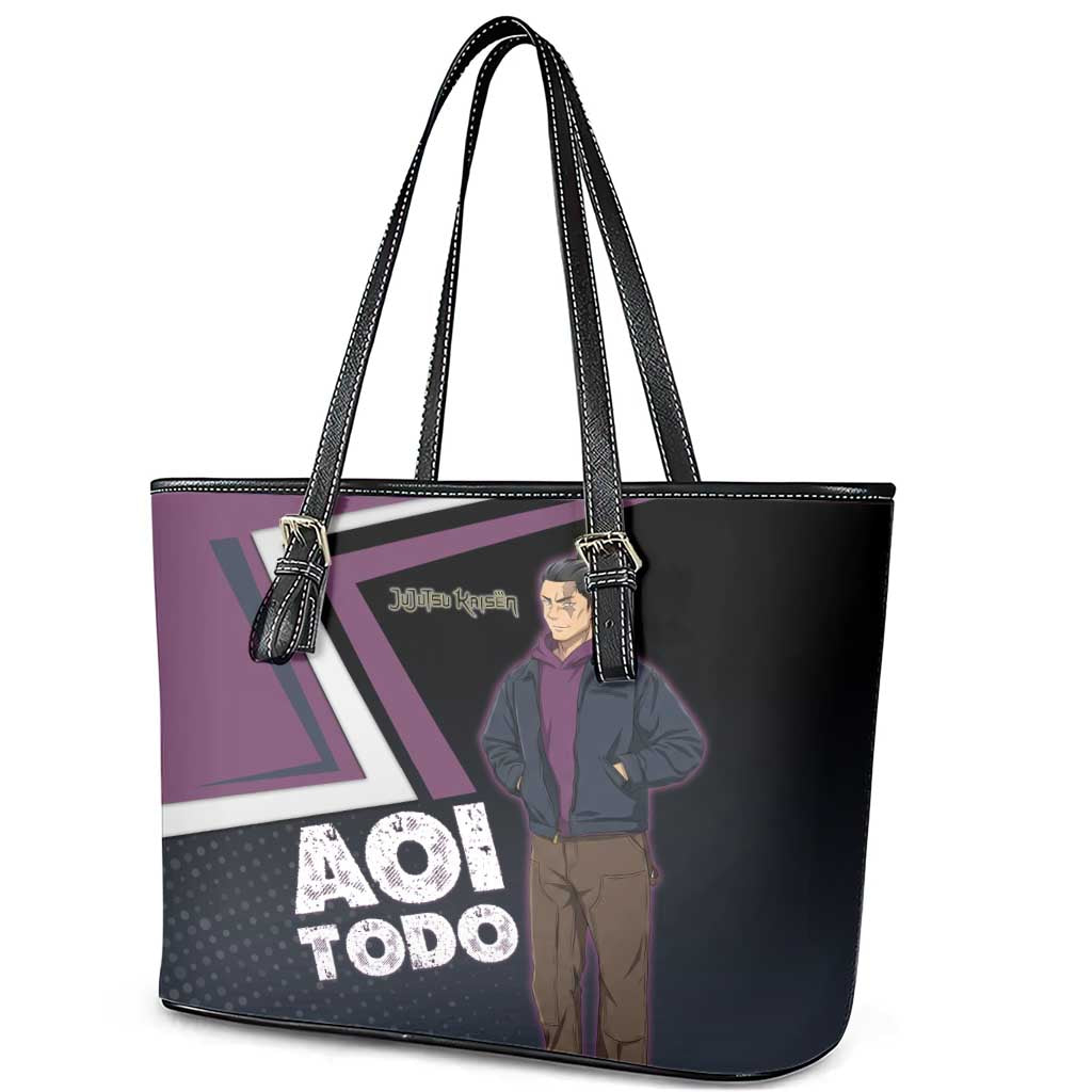 Aoi Todo Leather Tote Bag Jujutsu Kaisen Casual Urban Look