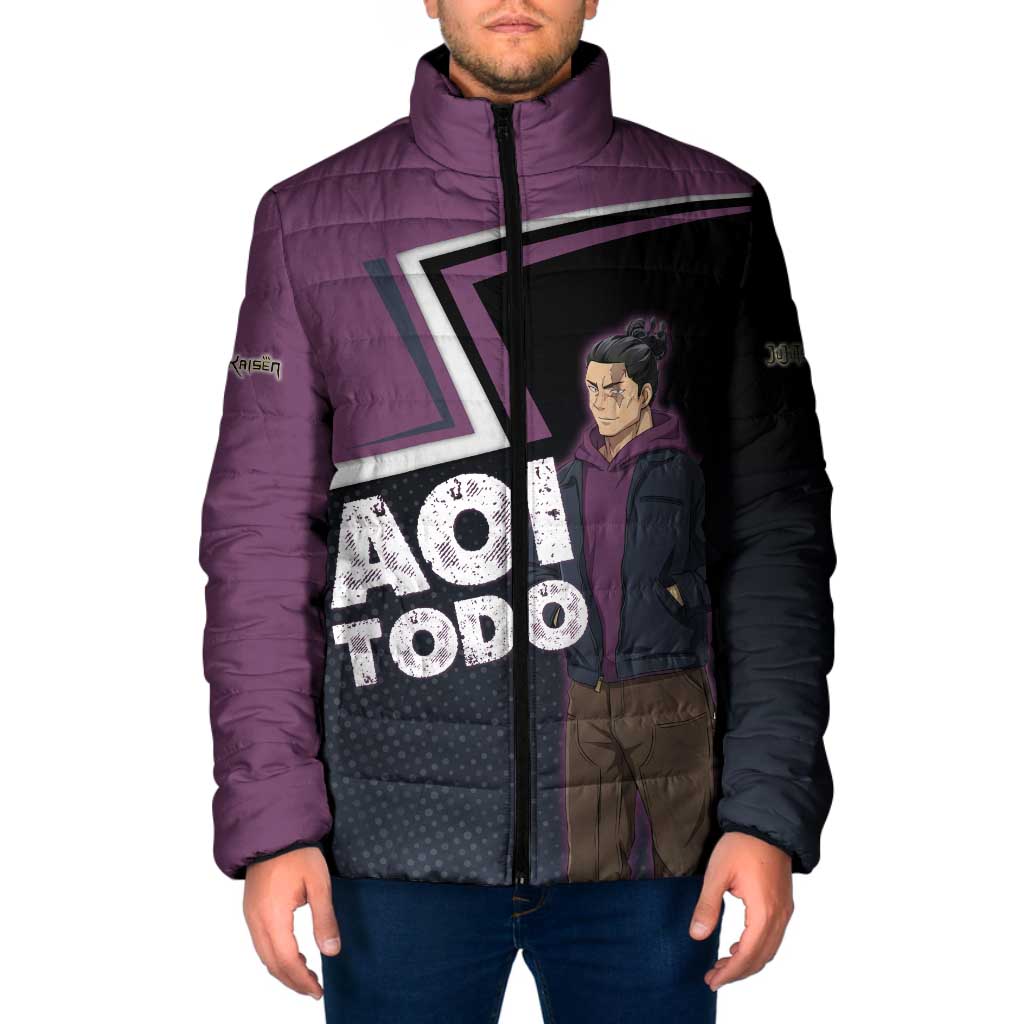 Aoi Todo Padded Jacket Jujutsu Kaisen Casual Urban Look
