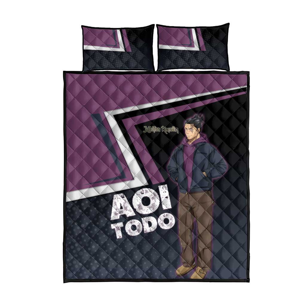 Aoi Todo Quilt Bed Set Jujutsu Kaisen Casual Urban Look
