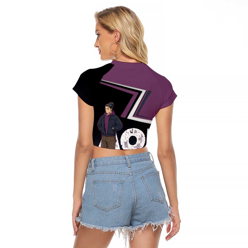 Aoi Todo Raglan Cropped T Shirt Jujutsu Kaisen Casual Urban Look