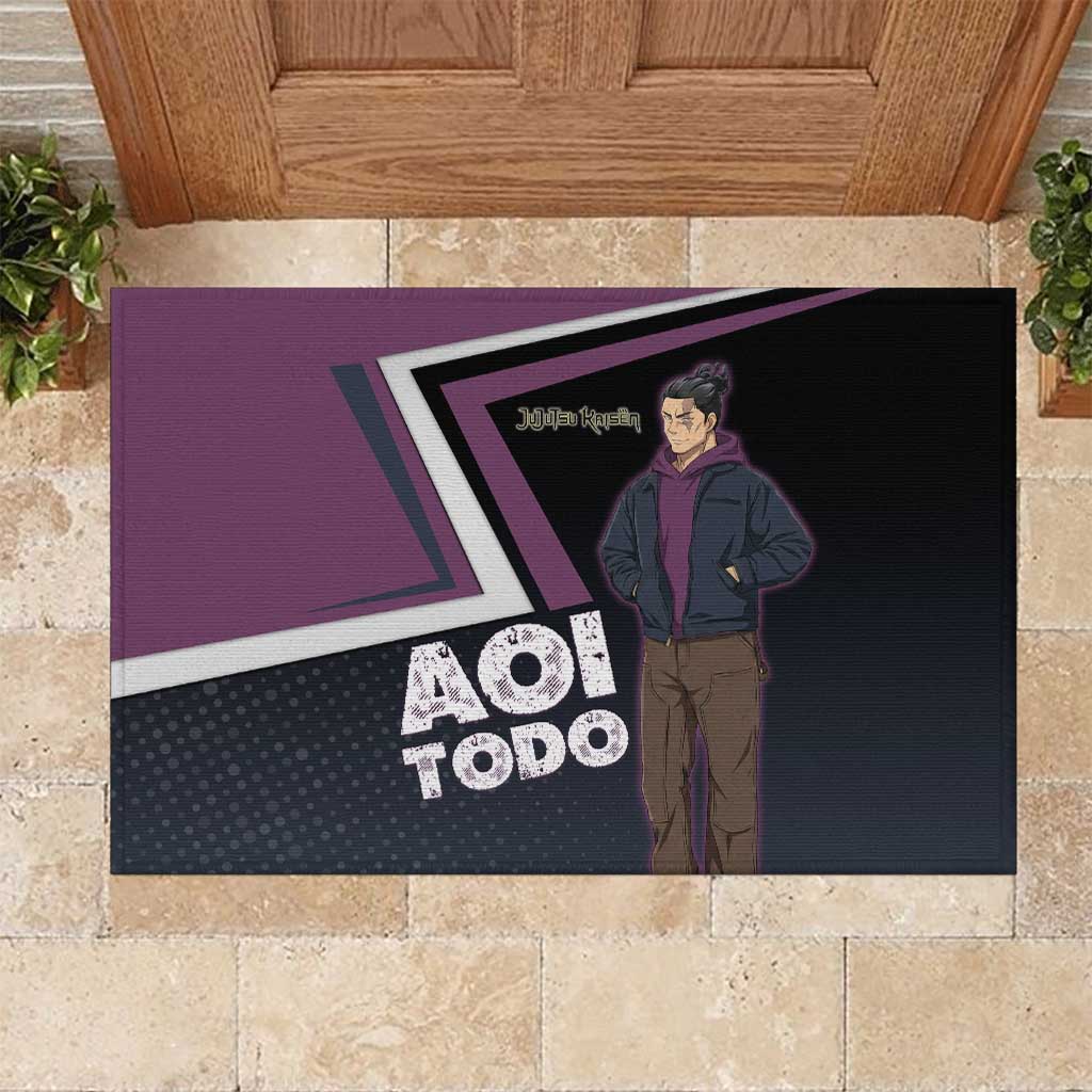 Aoi Todo Rubber Doormat Jujutsu Kaisen Casual Urban Look