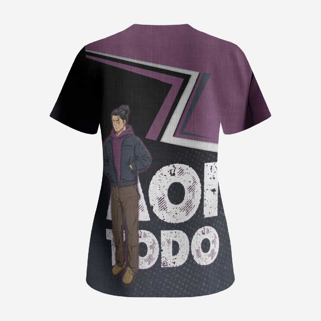 Aoi Todo Scrub Top Jujutsu Kaisen Casual Urban Look