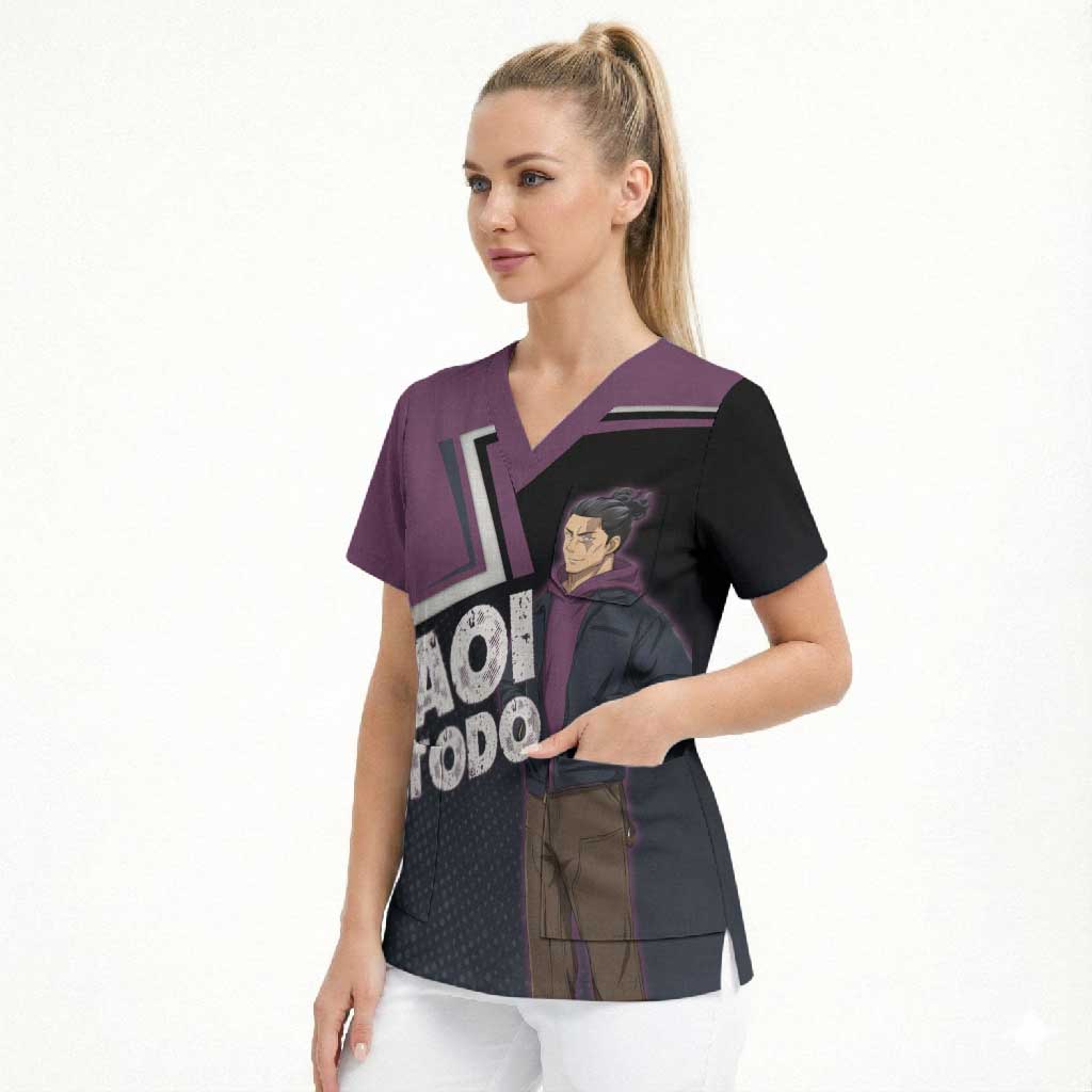 Aoi Todo Scrub Top Jujutsu Kaisen Casual Urban Look
