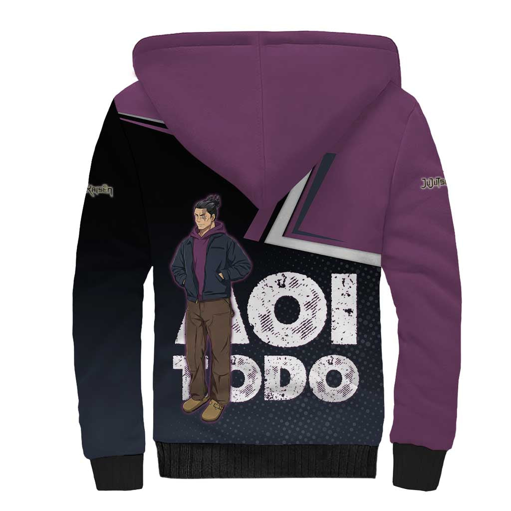 Aoi Todo Sherpa Hoodie Jujutsu Kaisen Casual Urban Look