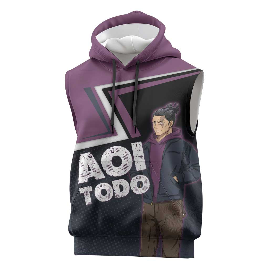 Aoi Todo Sleeveless Hoodie Jujutsu Kaisen Casual Urban Look