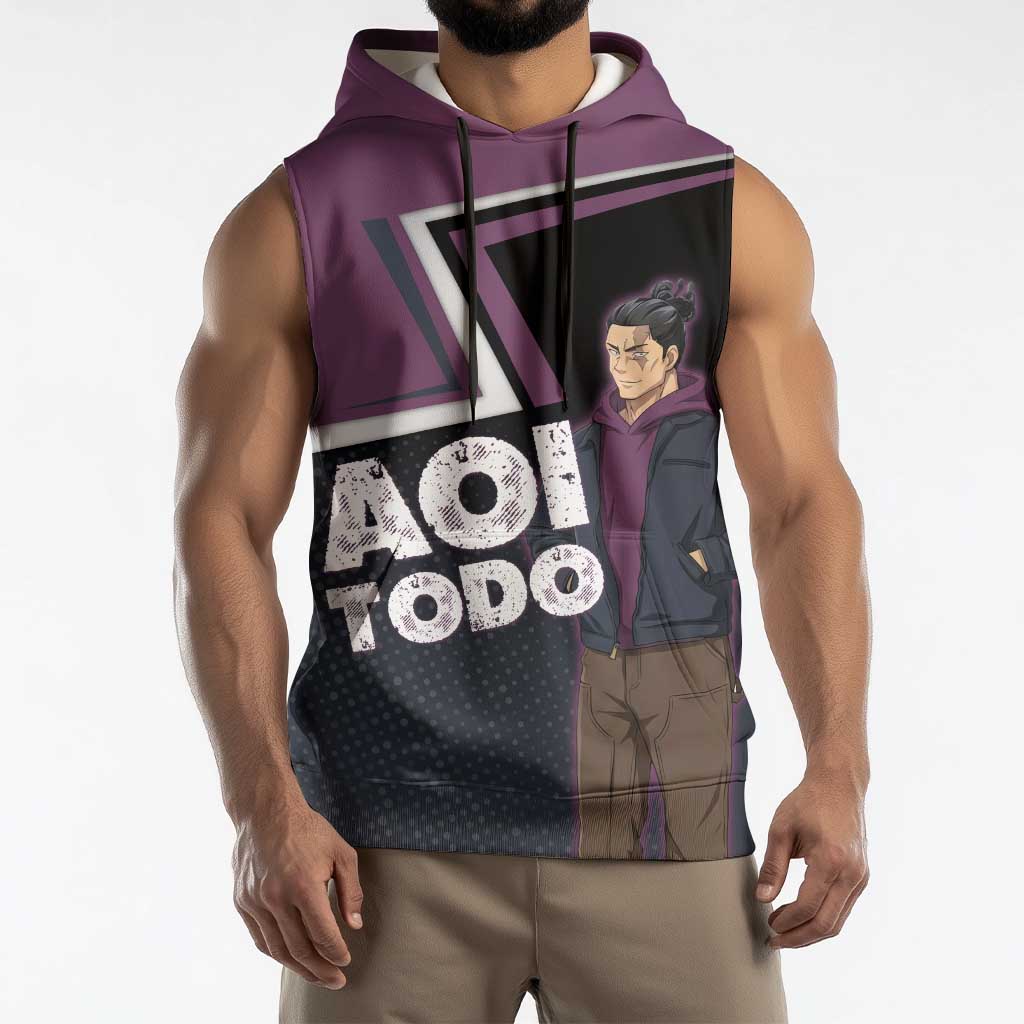 Aoi Todo Sleeveless Hoodie Jujutsu Kaisen Casual Urban Look