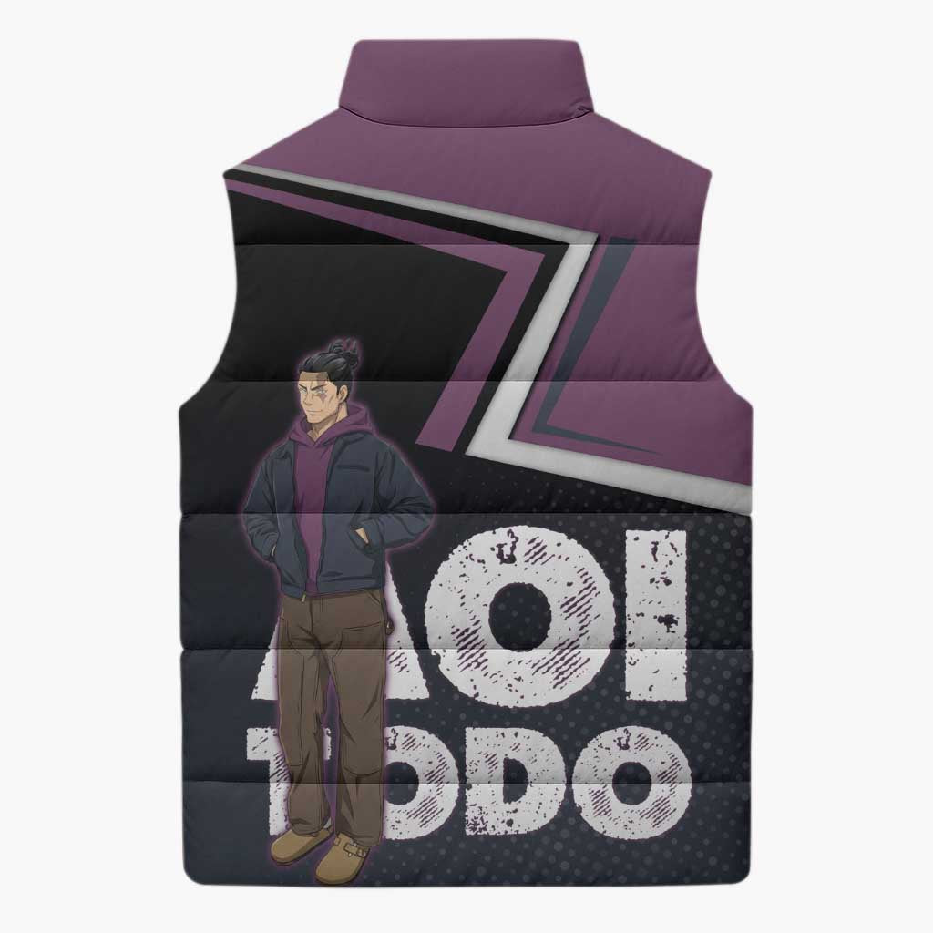 Aoi Todo Sleeveless Puffer Jacket Jujutsu Kaisen Casual Urban Look