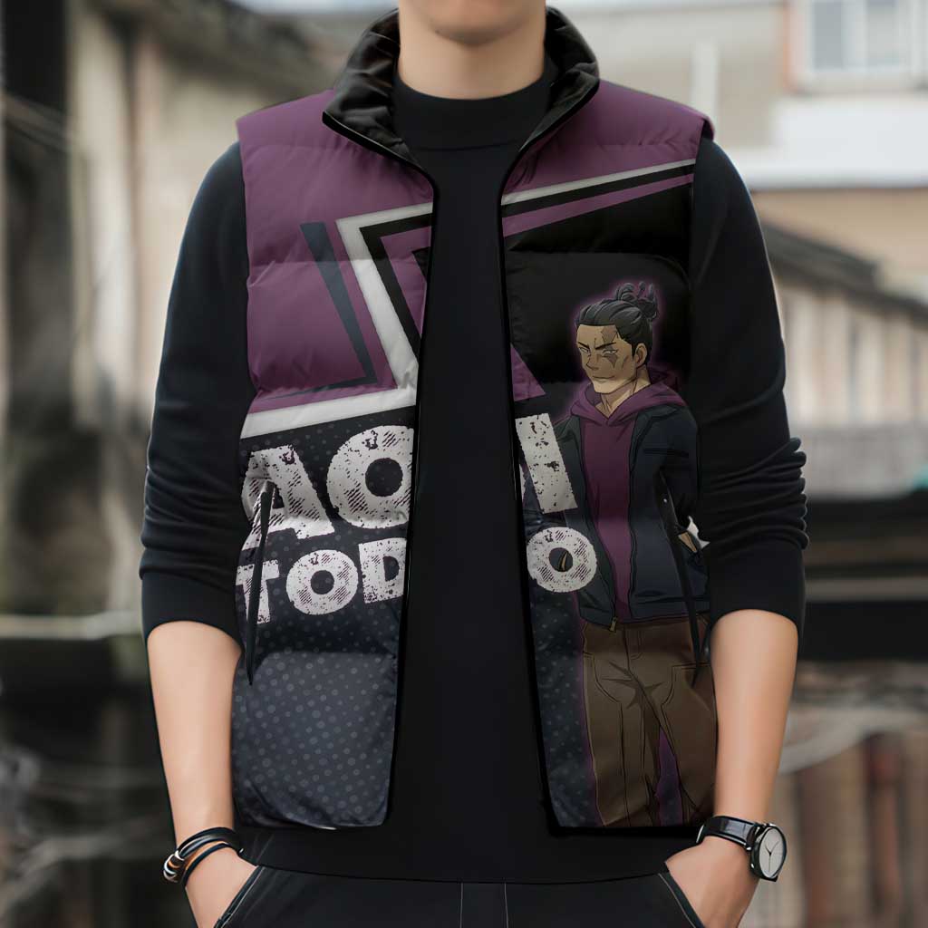 Aoi Todo Sleeveless Puffer Jacket Jujutsu Kaisen Casual Urban Look