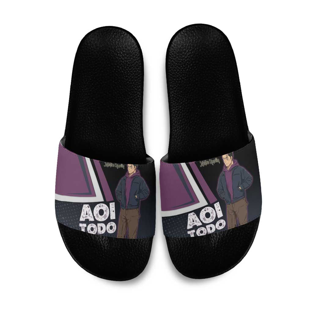 Aoi Todo Slide Sandals Jujutsu Kaisen Casual Urban Look