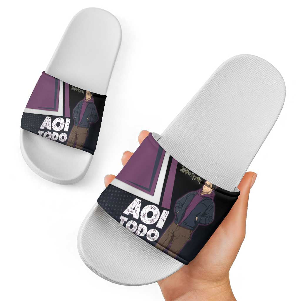 Aoi Todo Slide Sandals Jujutsu Kaisen Casual Urban Look