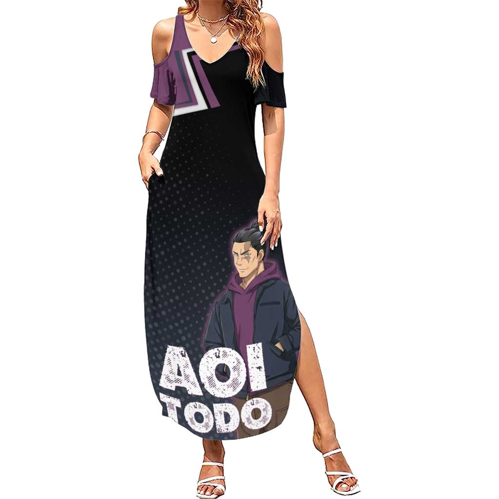 Aoi Todo Summer Maxi Dress Jujutsu Kaisen Casual Urban Look