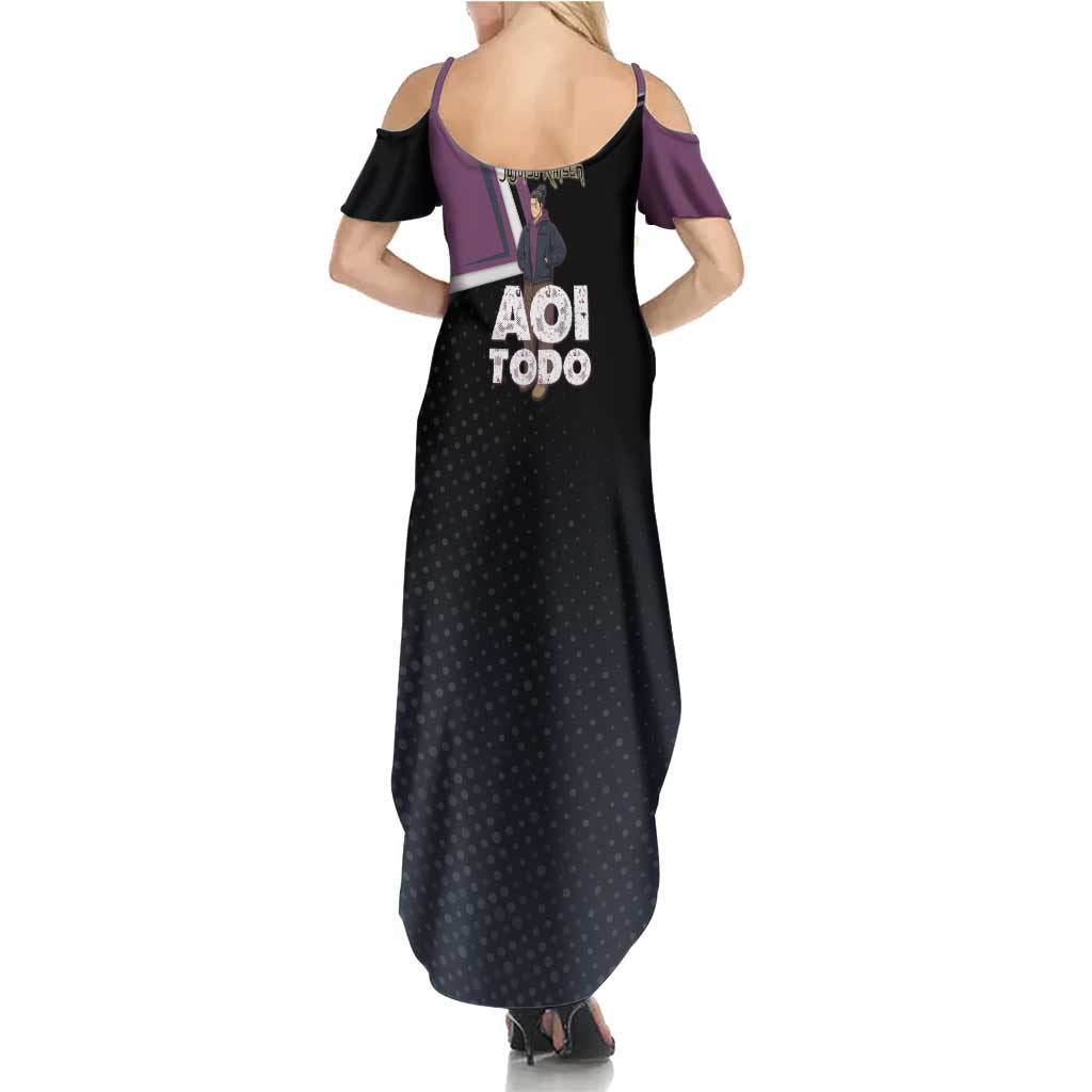 Aoi Todo Summer Maxi Dress Jujutsu Kaisen Casual Urban Look