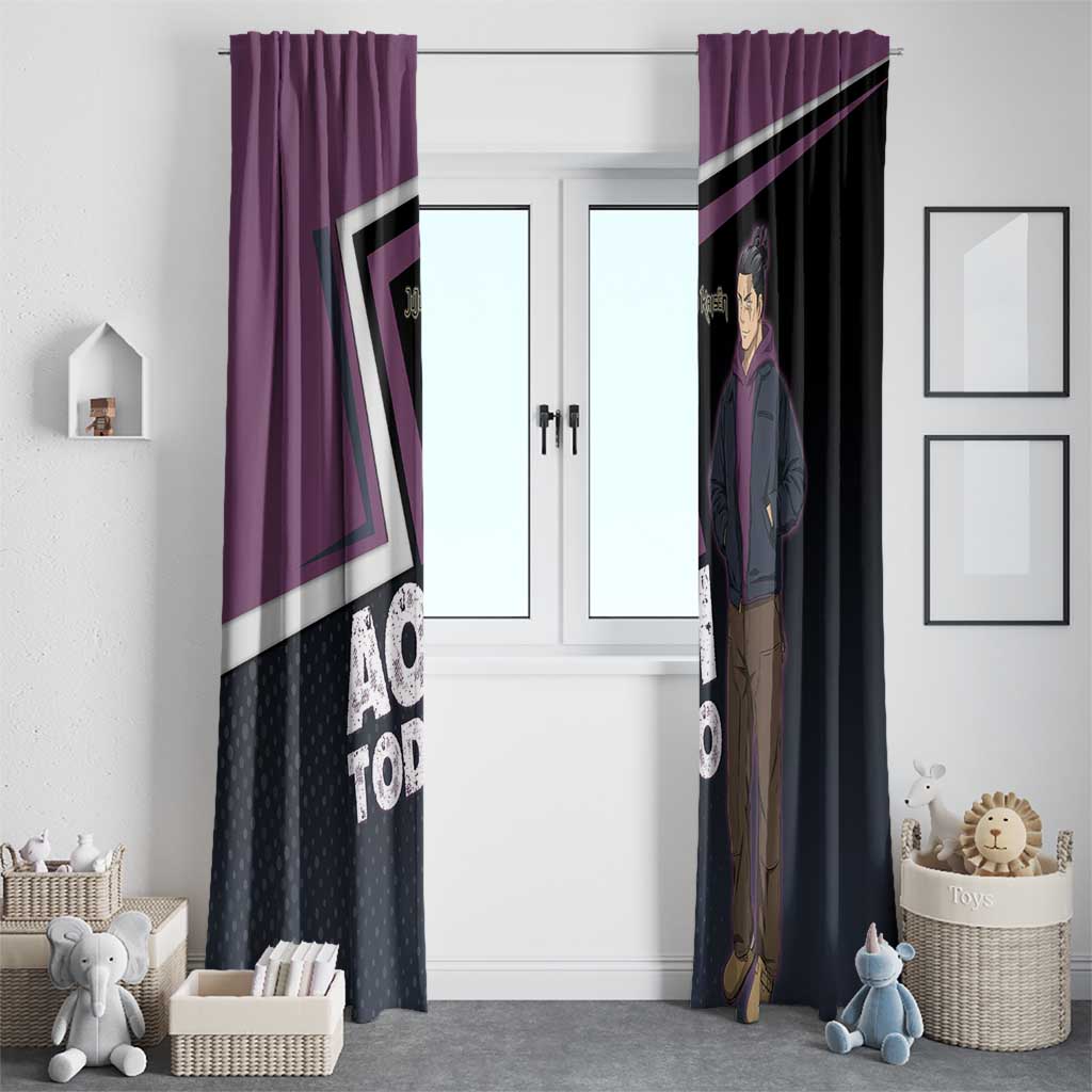 Aoi Todo Window Curtain Jujutsu Kaisen Casual Urban Look