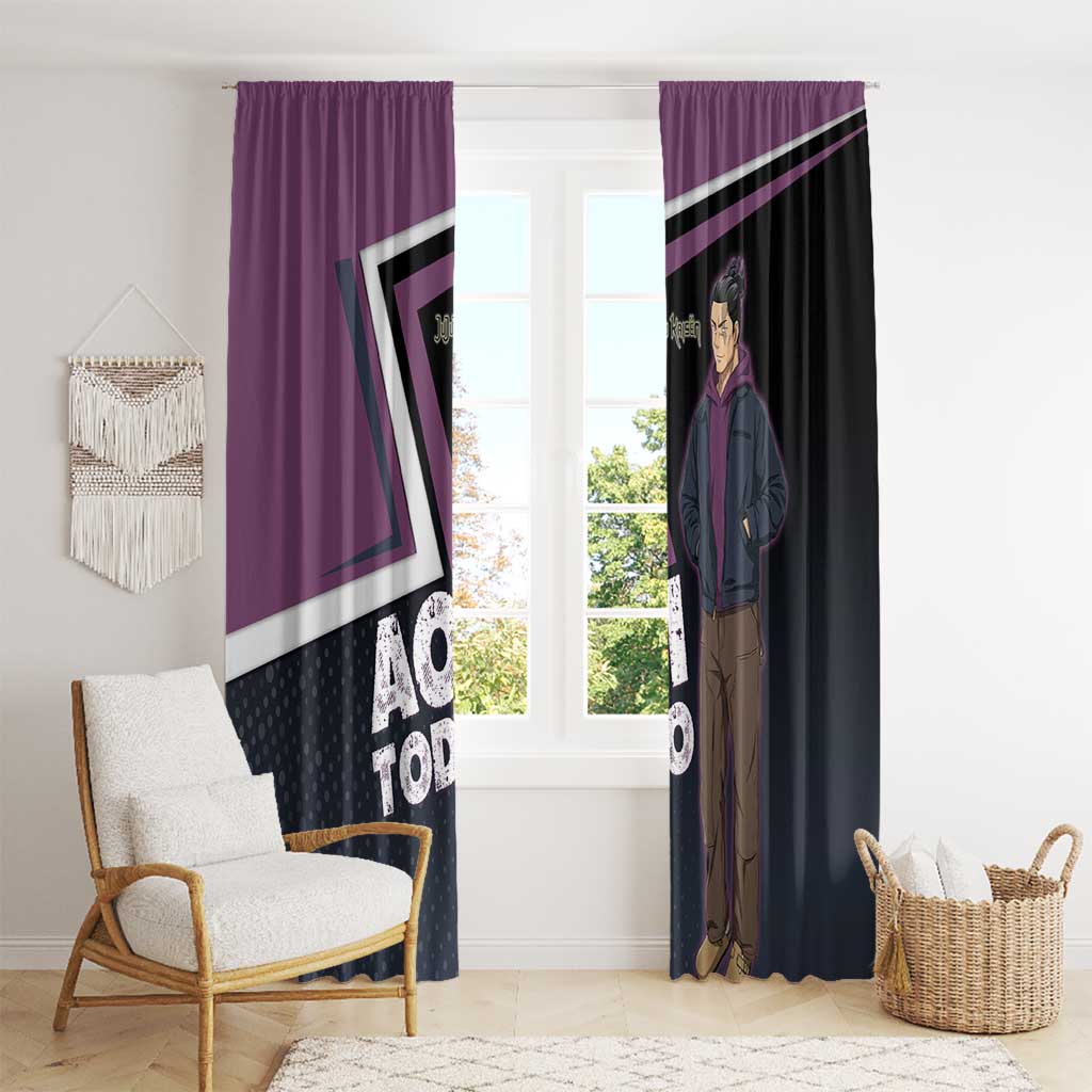 Aoi Todo Window Curtain Jujutsu Kaisen Casual Urban Look
