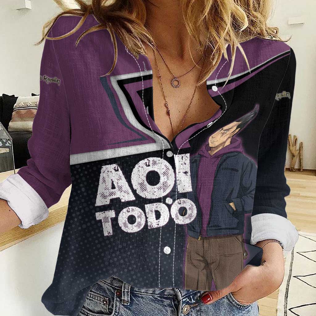 Aoi Todo Women Casual Shirt Jujutsu Kaisen Casual Urban Look