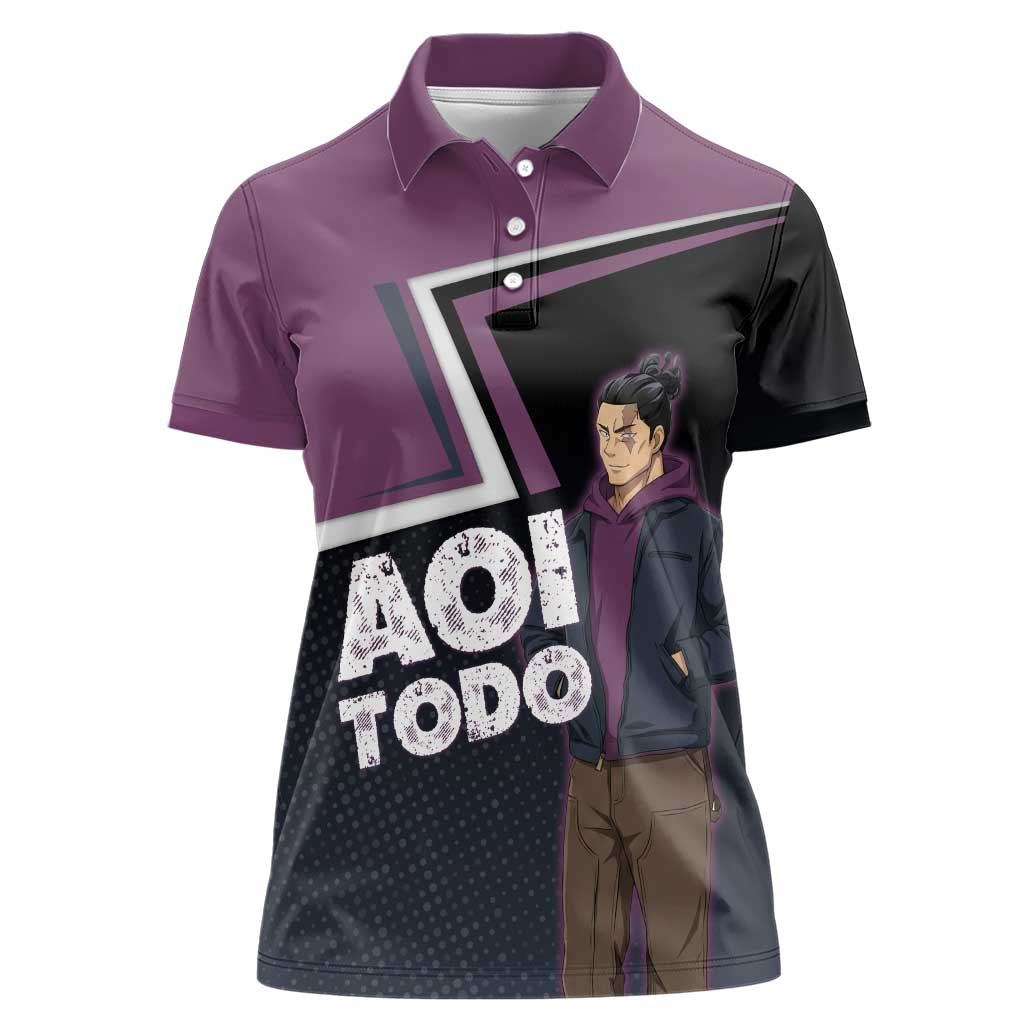 Aoi Todo Women Polo Shirt Jujutsu Kaisen Casual Urban Look
