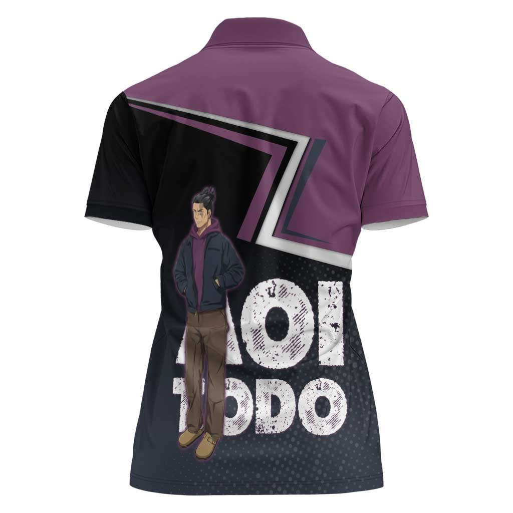 Aoi Todo Women Polo Shirt Jujutsu Kaisen Casual Urban Look