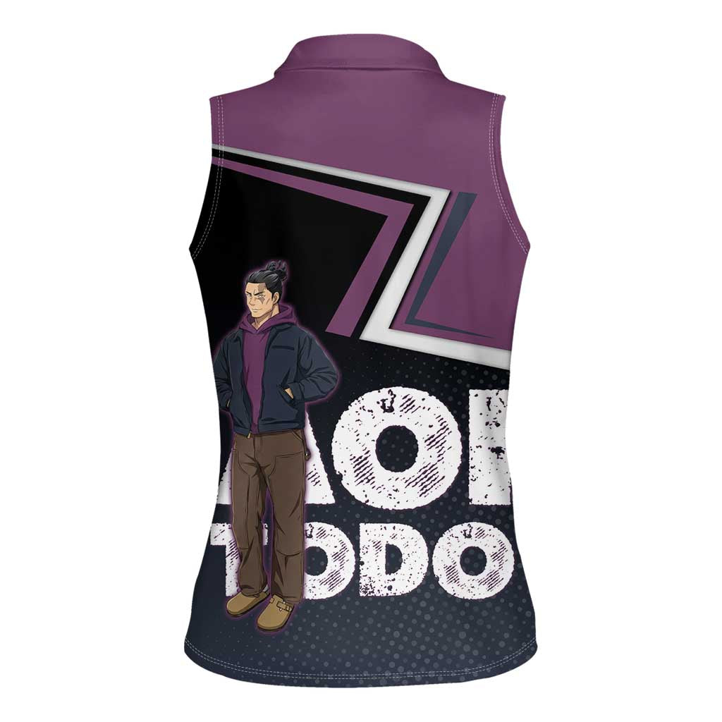 Aoi Todo Women Sleeveless Polo Shirt Jujutsu Kaisen Casual Urban Look