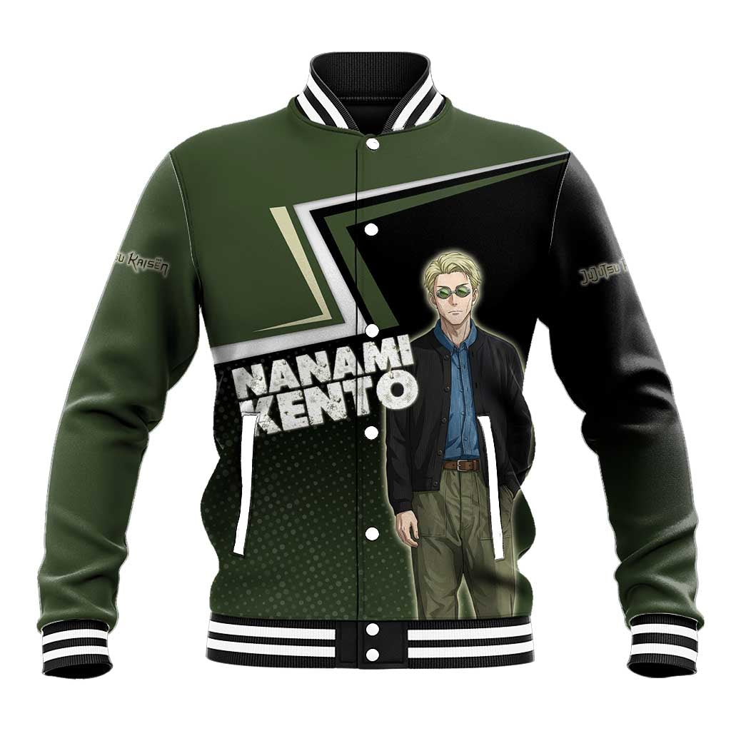 Nanami Kento Baseball Jacket Jujutsu Kaisen Business Casual Aesthetic