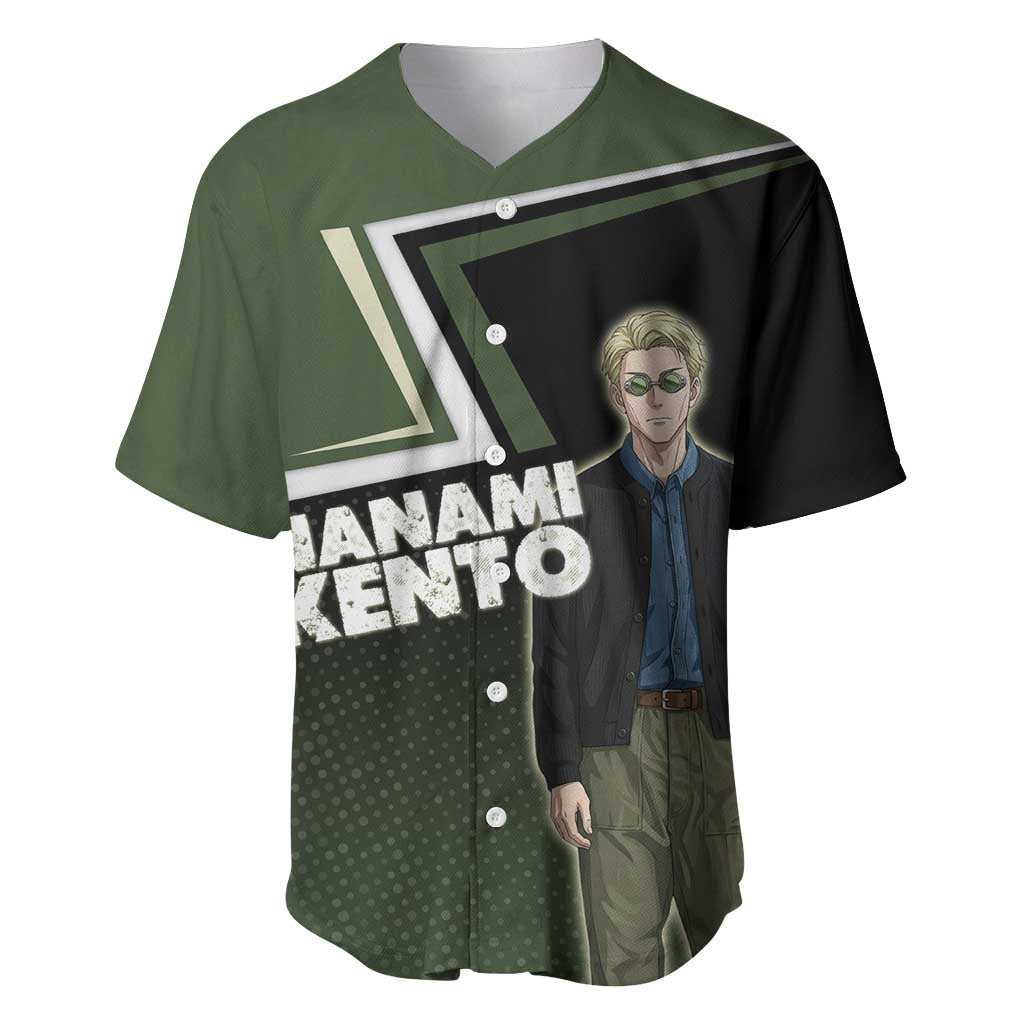 Nanami Kento Baseball Jersey Jujutsu Kaisen Business Casual Aesthetic
