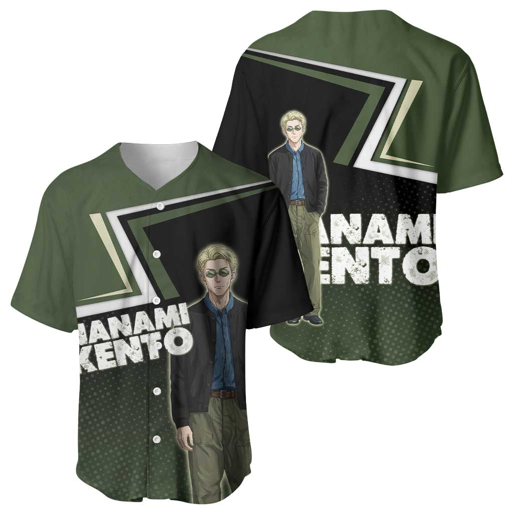 Nanami Kento Baseball Jersey Jujutsu Kaisen Business Casual Aesthetic