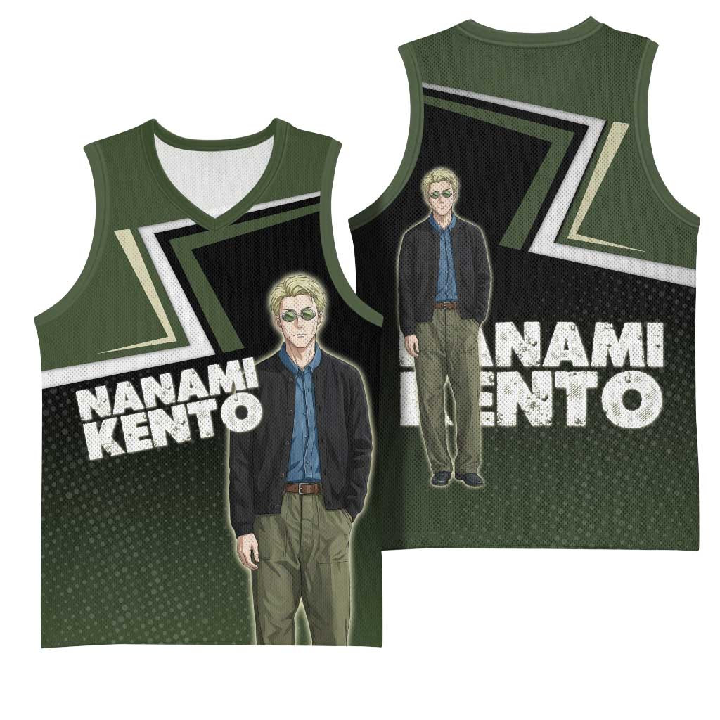 Nanami Kento Basketball Jersey Jujutsu Kaisen Business Casual Aesthetic