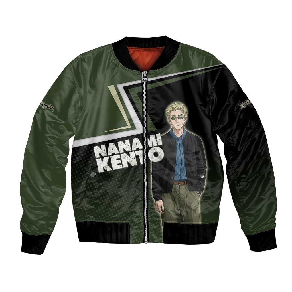 Nanami Kento Bomber Jacket Jujutsu Kaisen Business Casual Aesthetic