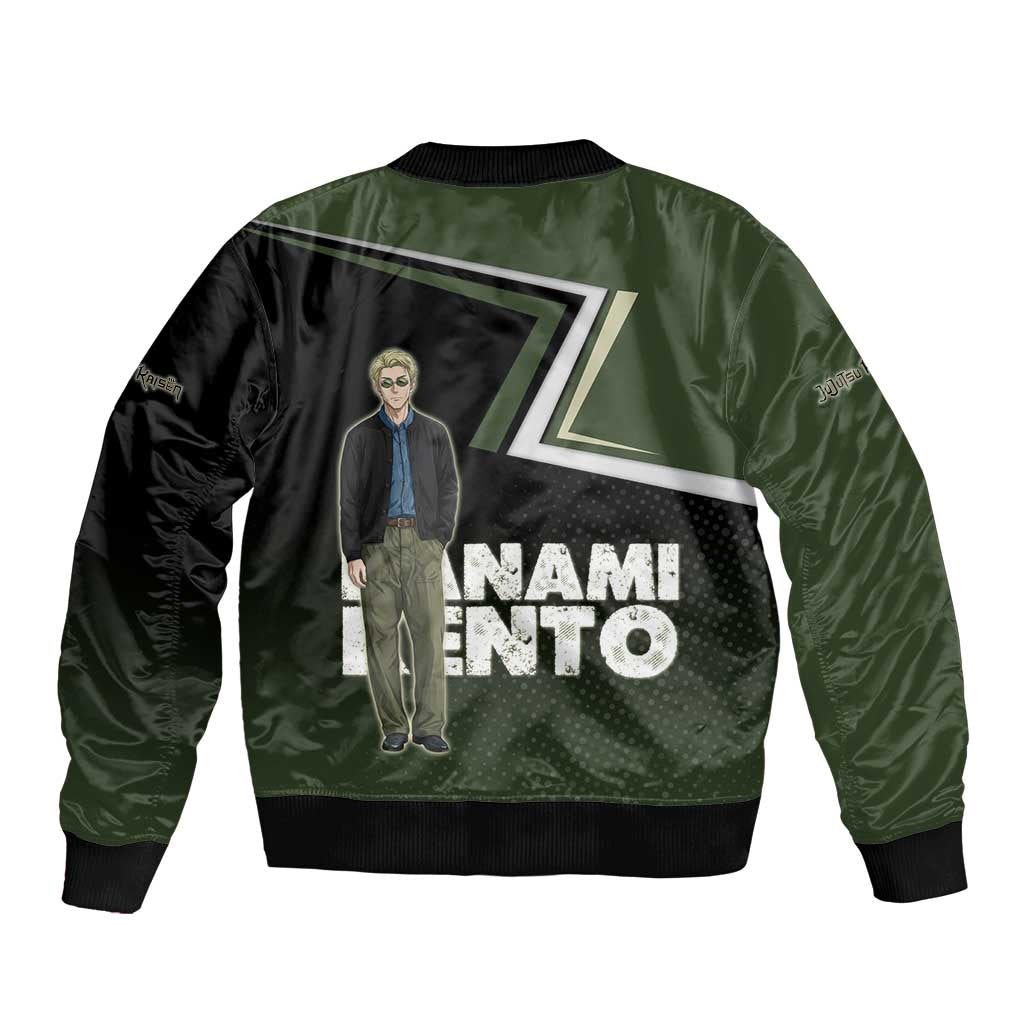 Nanami Kento Bomber Jacket Jujutsu Kaisen Business Casual Aesthetic