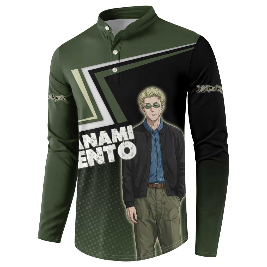 Nanami Kento Button Sweatshirt Jujutsu Kaisen Business Casual Aesthetic