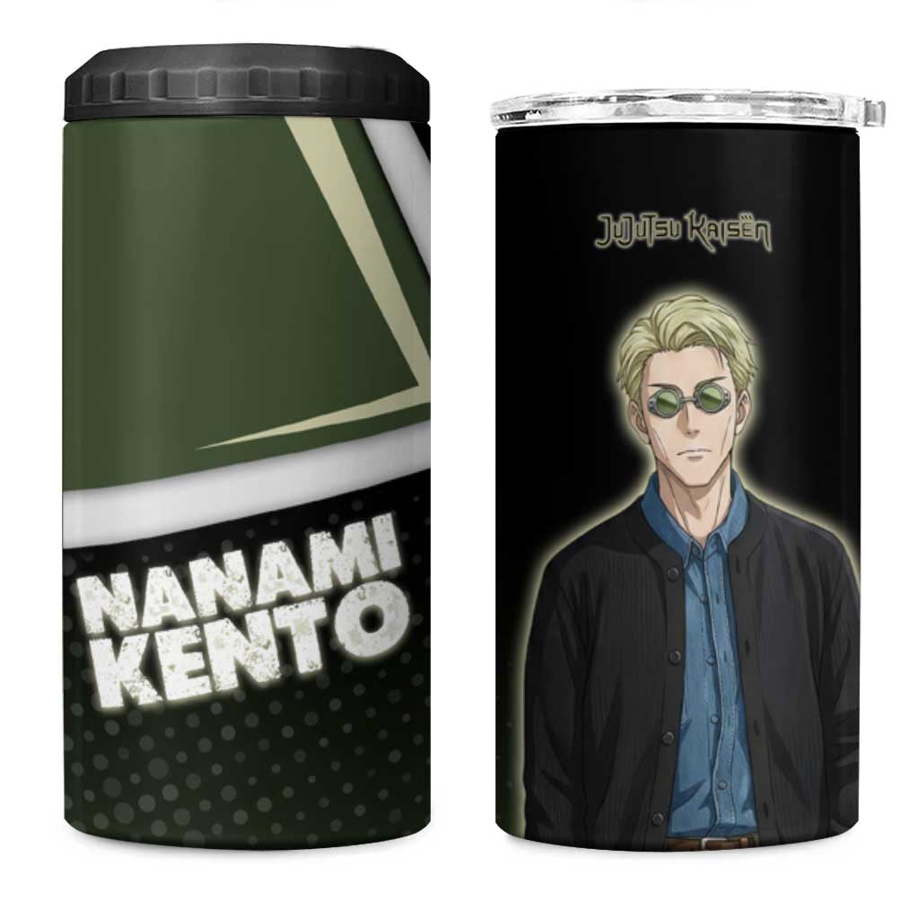 Nanami Kento 4 in 1 Can Cooler Tumbler Jujutsu Kaisen Business Casual Aesthetic