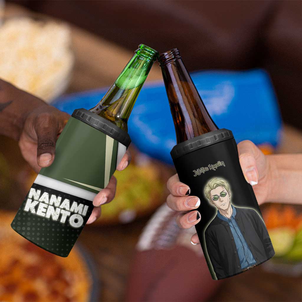 Nanami Kento 4 in 1 Can Cooler Tumbler Jujutsu Kaisen Business Casual Aesthetic